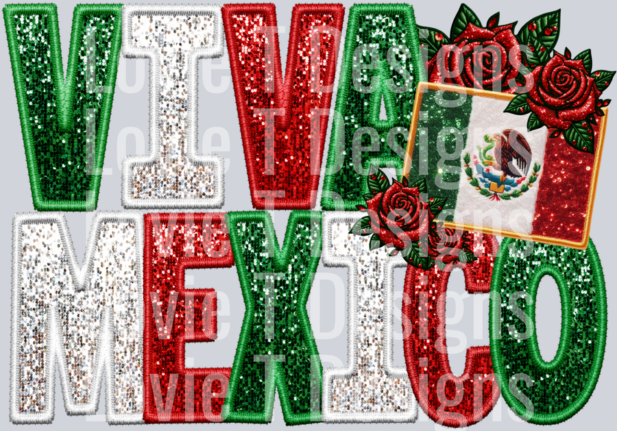 Viva Mexico Flag