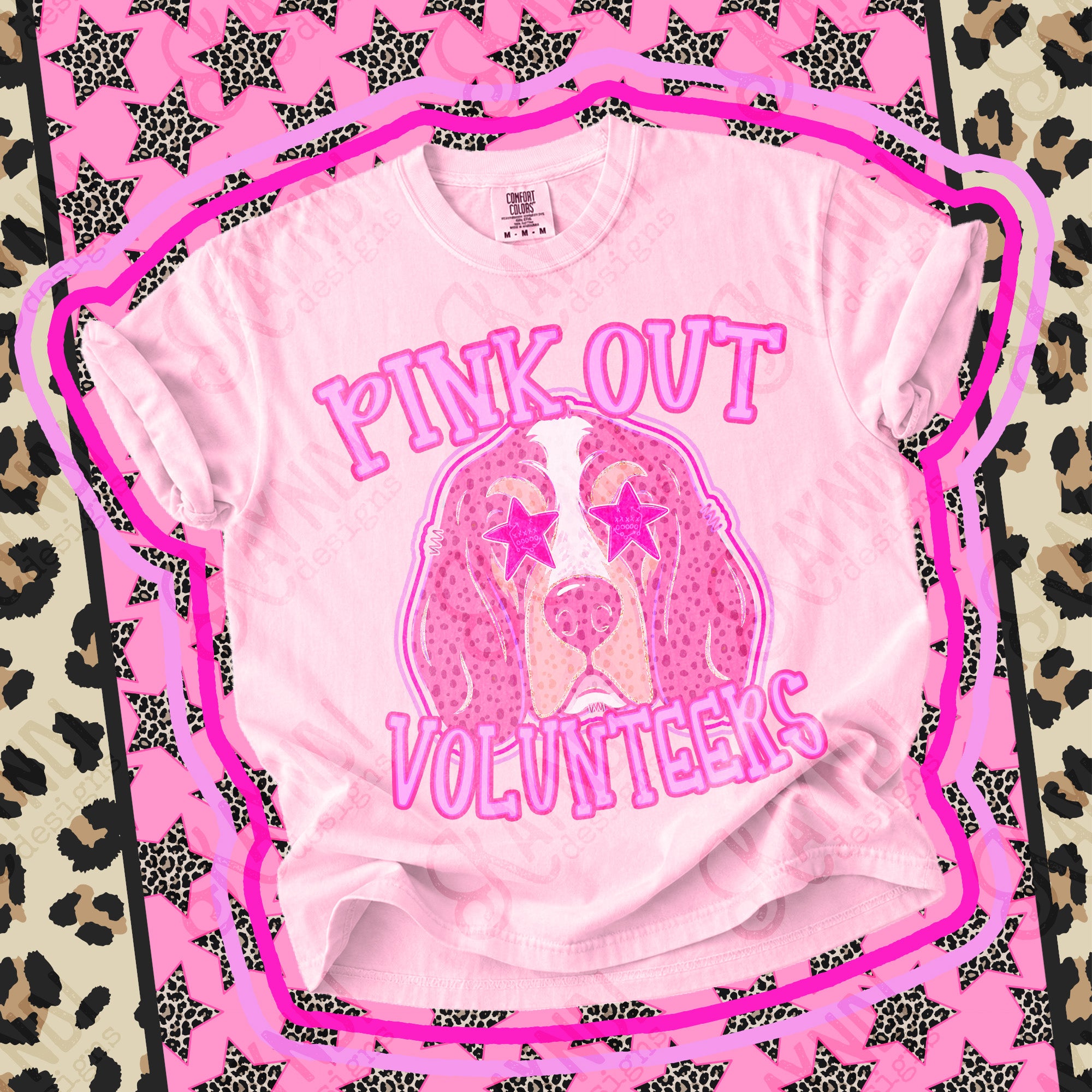 Pink Out Mascots Volunteers mockup