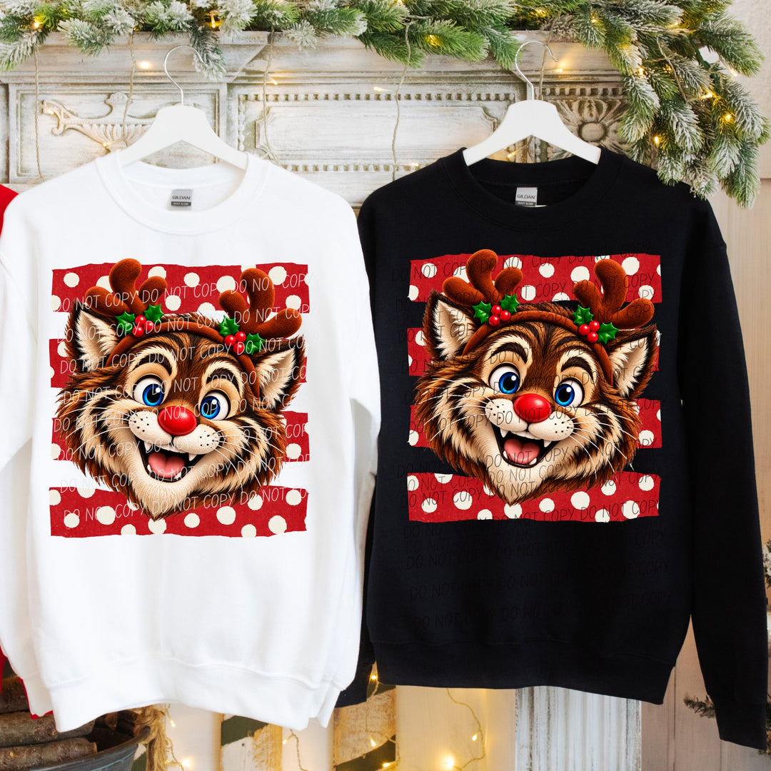 Wampuscat Reindeer Spirit Mascots DTF transfer