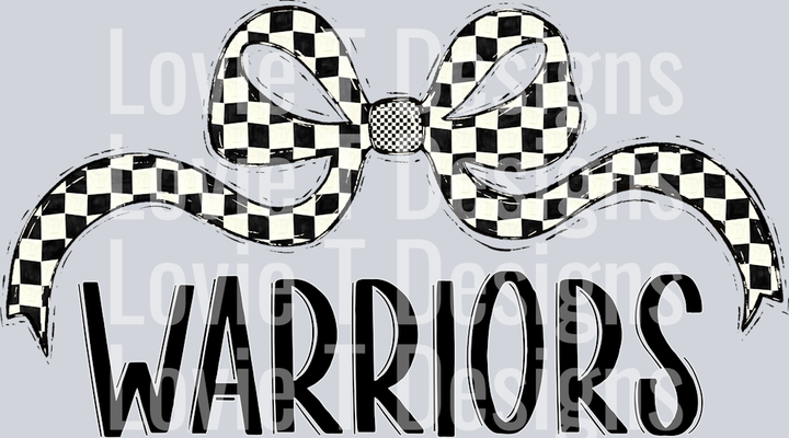 WARRIORS CHECKER WIDE BOW