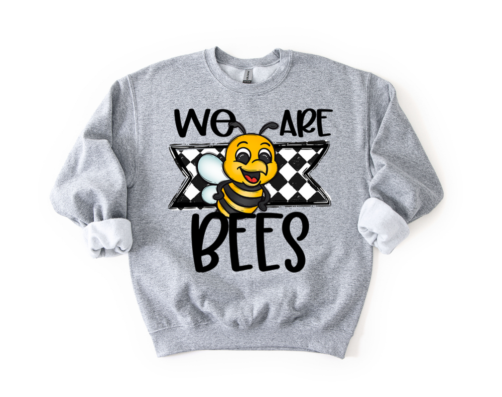 We Are Bees Cute Mascot DTF transfer design