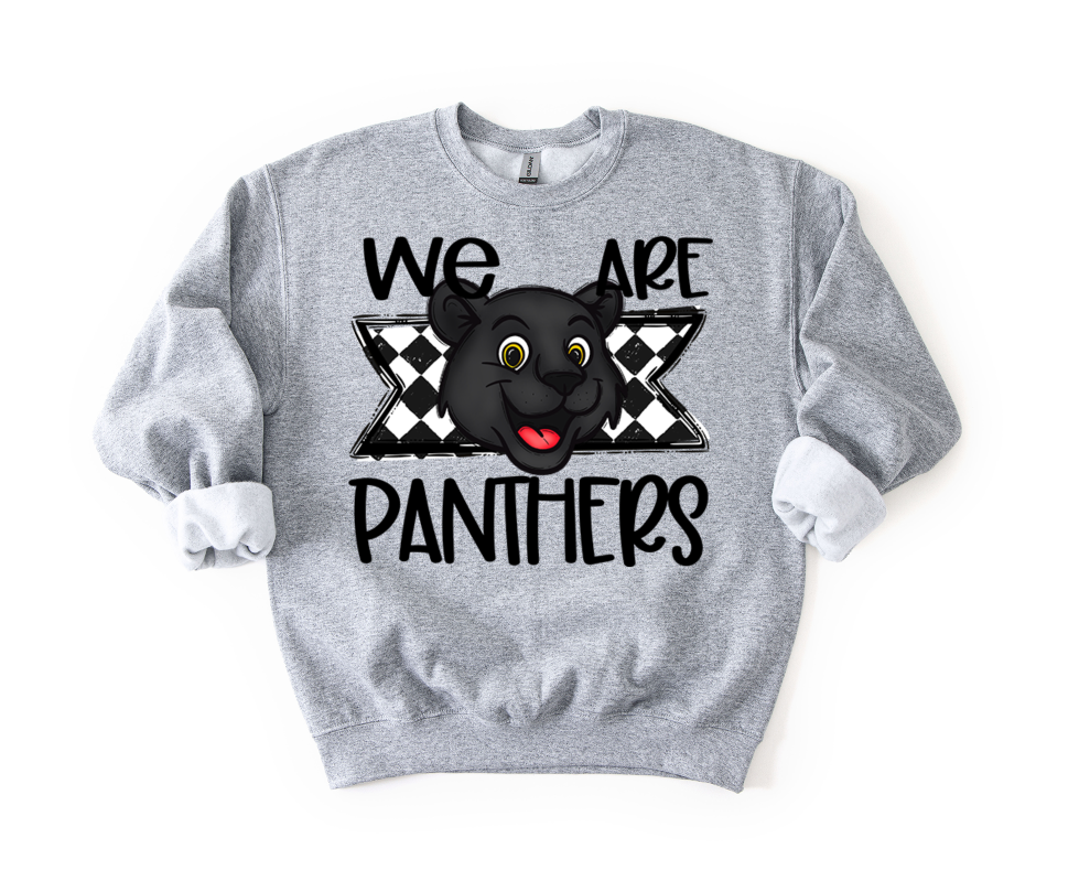 We Are Panthers Cute Mascot DTF transfer design