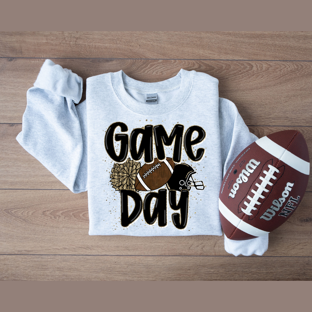 We Rock the House Black Gold Pocket – DTF Transfer