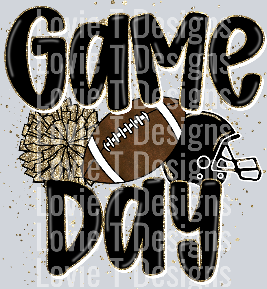 We Rock The House Black Gold Pocket