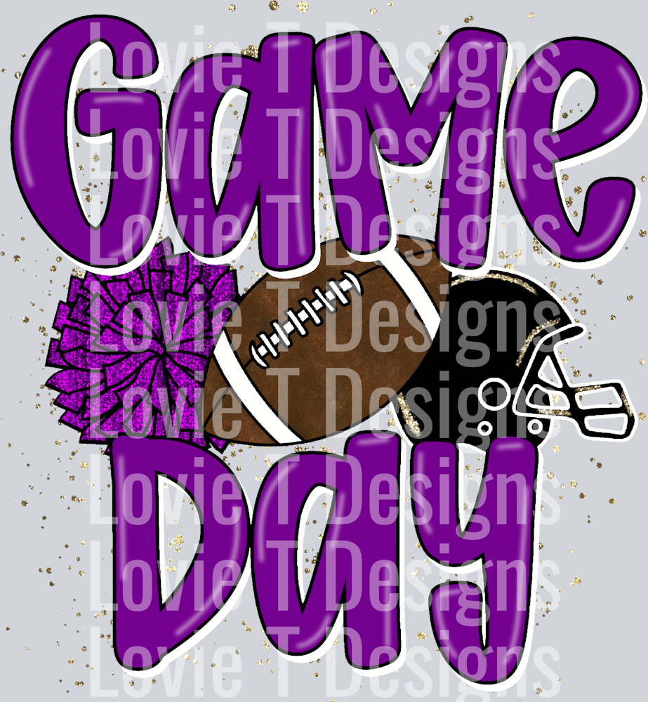 We Rock The House Black Purple Pocket