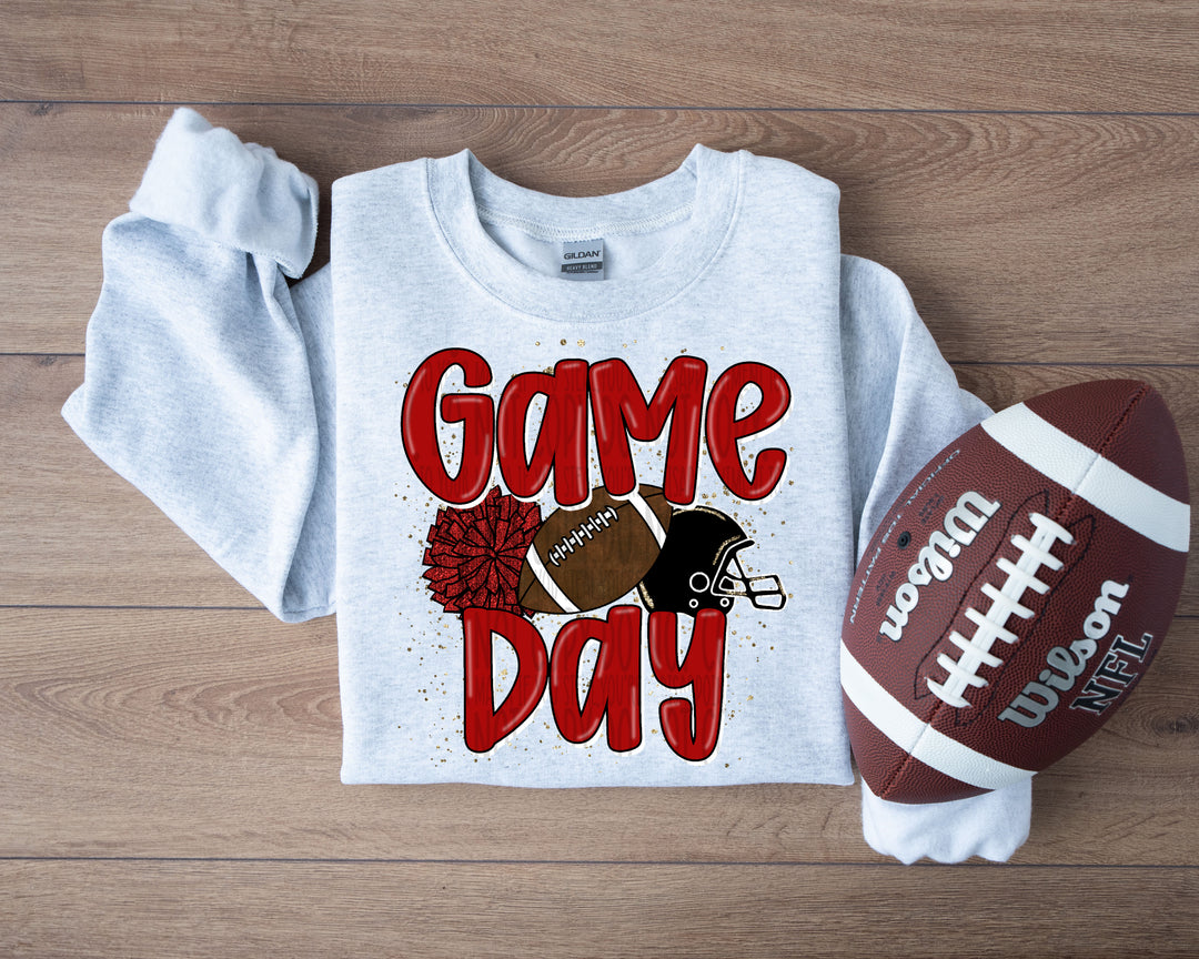 WE ROCK THE HOUSE BLACK RED POCKET