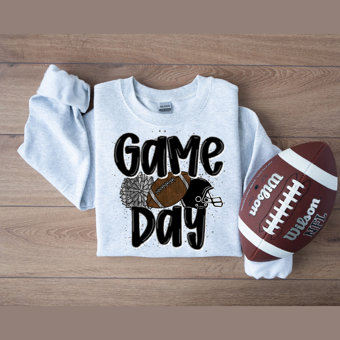 We Rock the House Black Silver Pocket – DTF Transfer