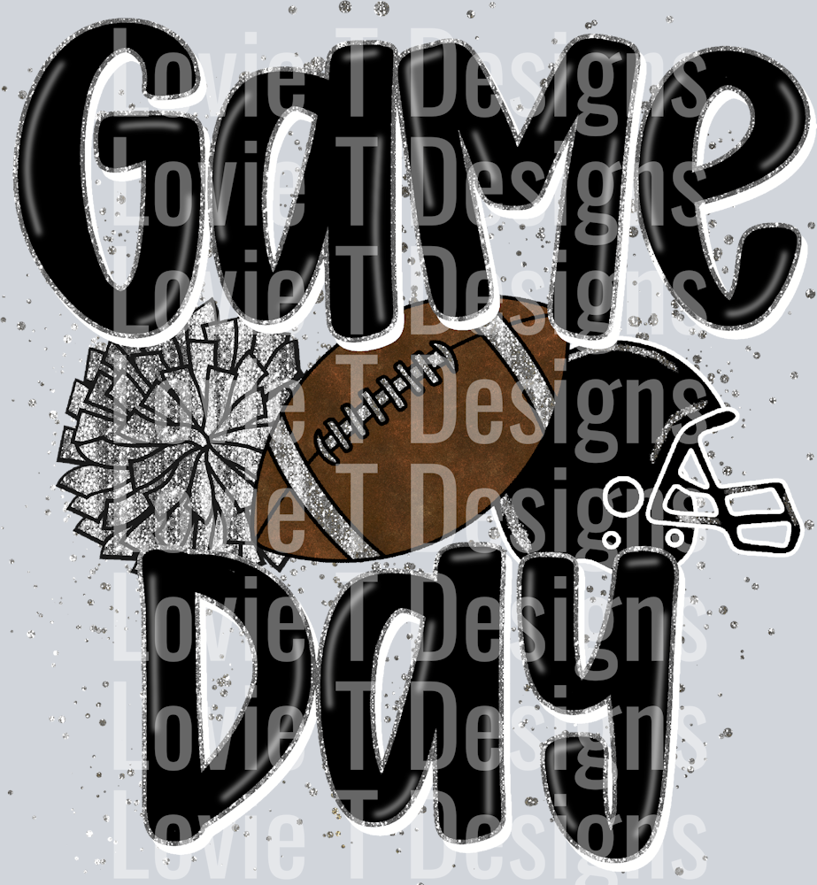 We Rock The House Black Silver Pocket