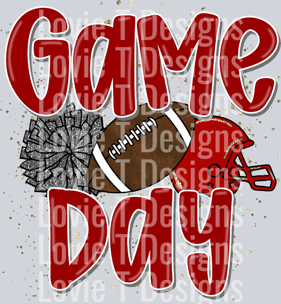 We Rock The House Crimson Grey