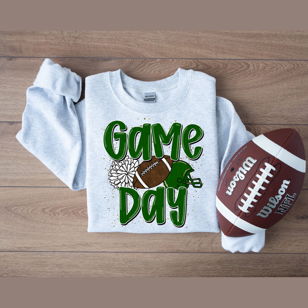 We Rock the House Green White Pocket – DTF Transfer