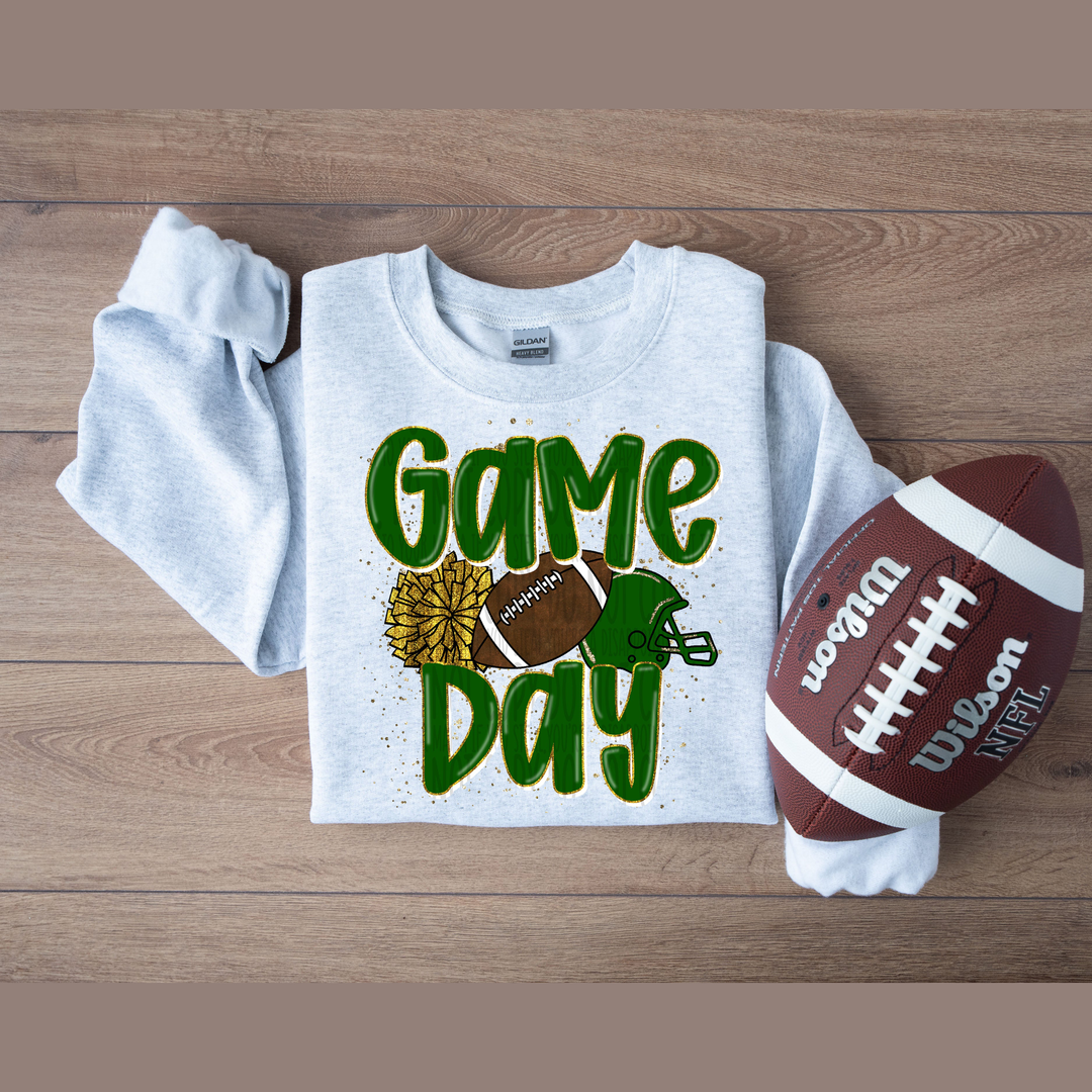 We Rock the House Green Yellow Pocket – DTF Transfer