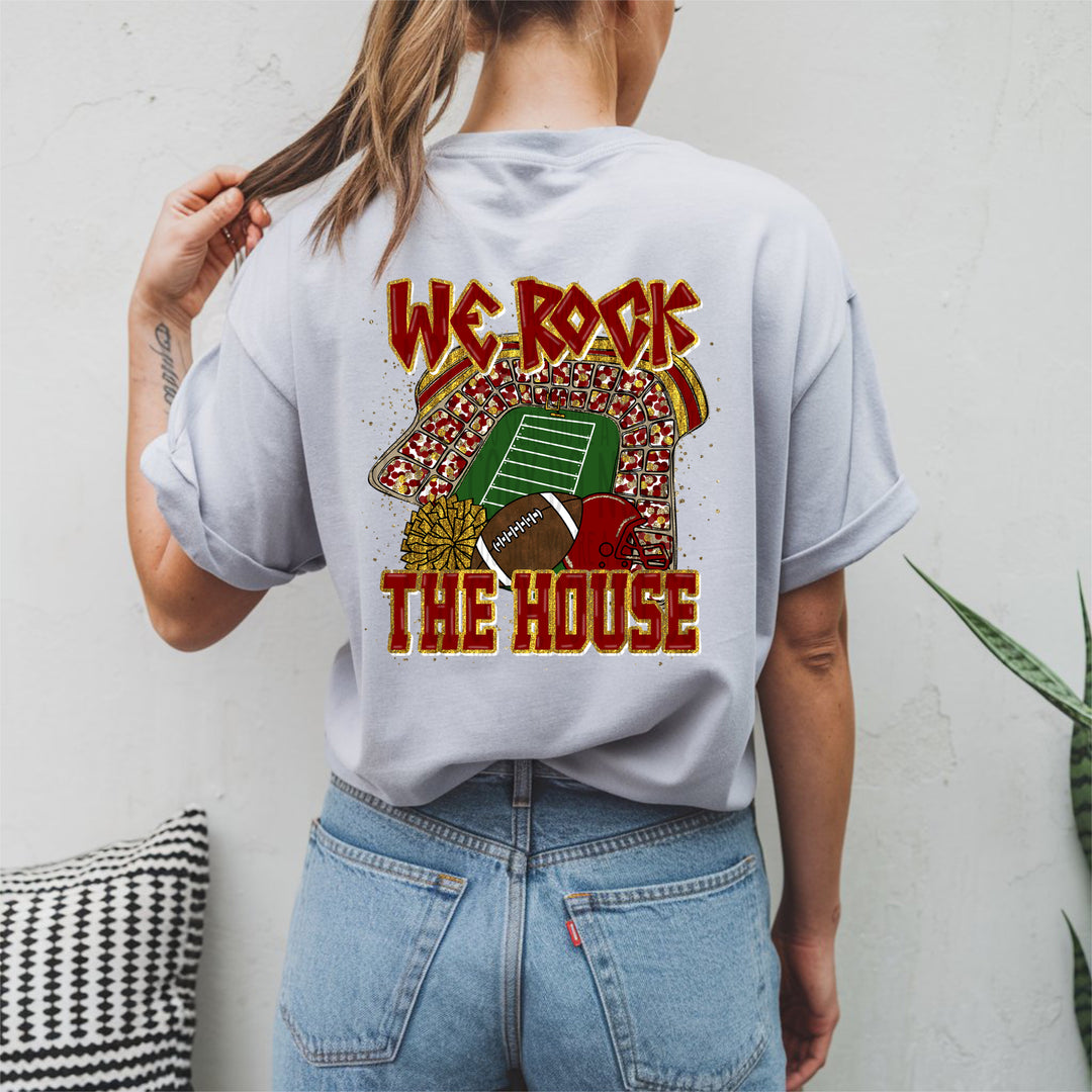 WE ROCK THE HOUSE MAROON YELLOW
