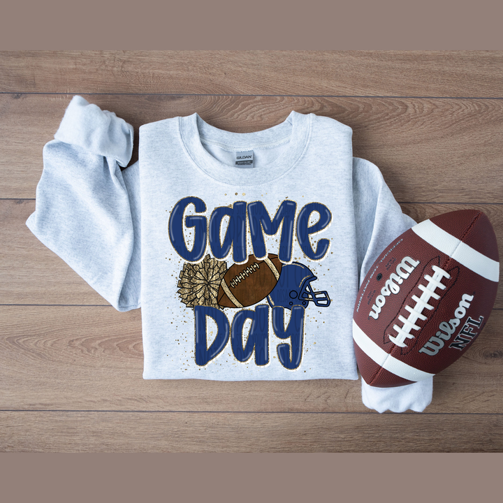 We Rock the House Navy Gold Pocket – DTF Transfer