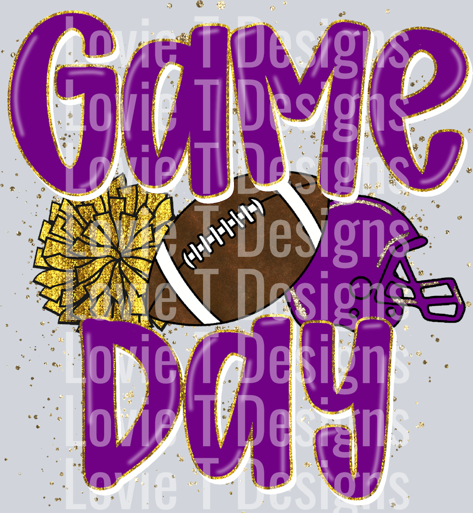 We Rock The House Purple Yellow Pocket