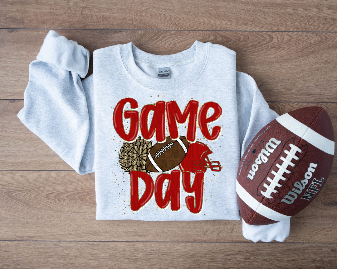 WE ROCK THE HOUSE RED GOLD POCKET