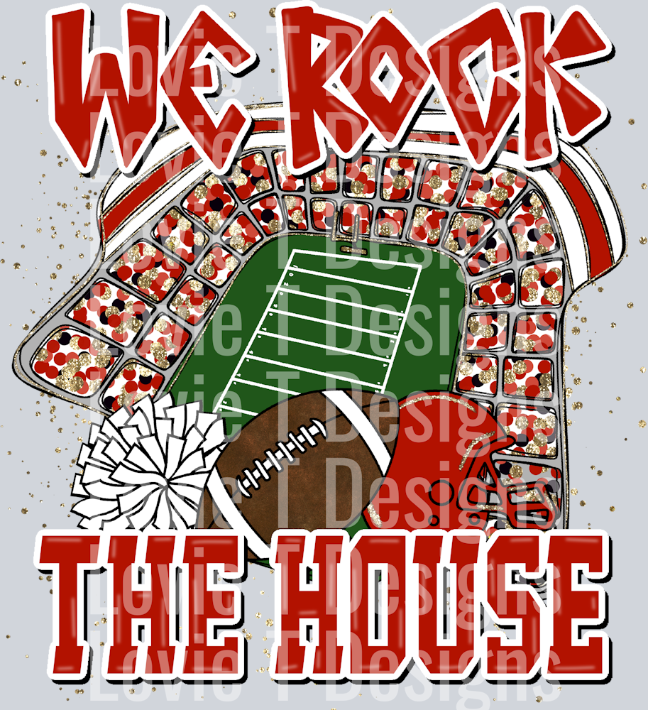 We Rock The House Red White