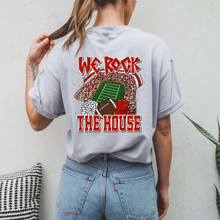 WE ROCK THE HOUSE RED WHITE