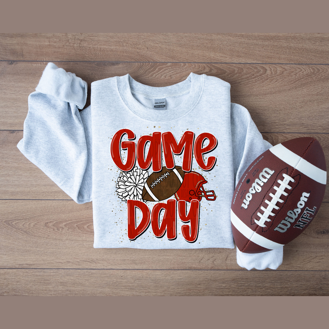 We Rock the House Red White Pocket – DTF Transfer