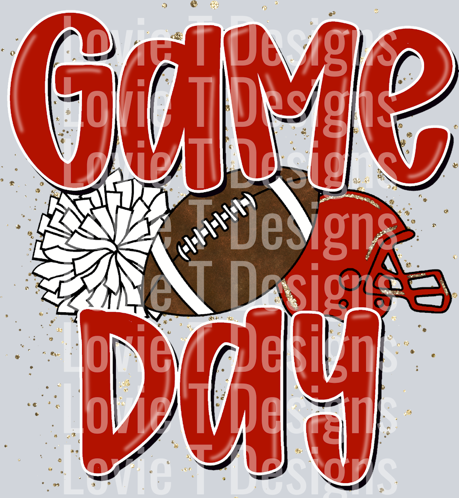 We Rock The House Red White Pocket