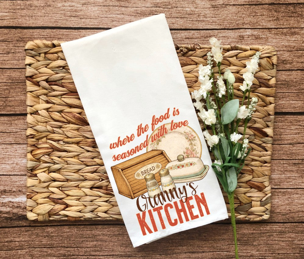 Where the Food Is Seasoned With Love DTF transfer design