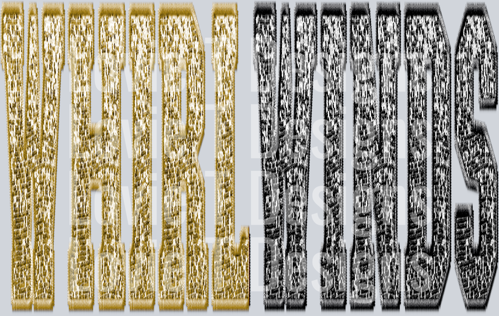 WHIRLWINDS SPLIT SEQUIN GOLD AND BLACK