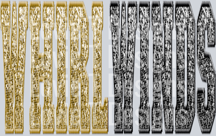 WHIRLWINDS SPLIT SEQUIN GOLD AND BLACK