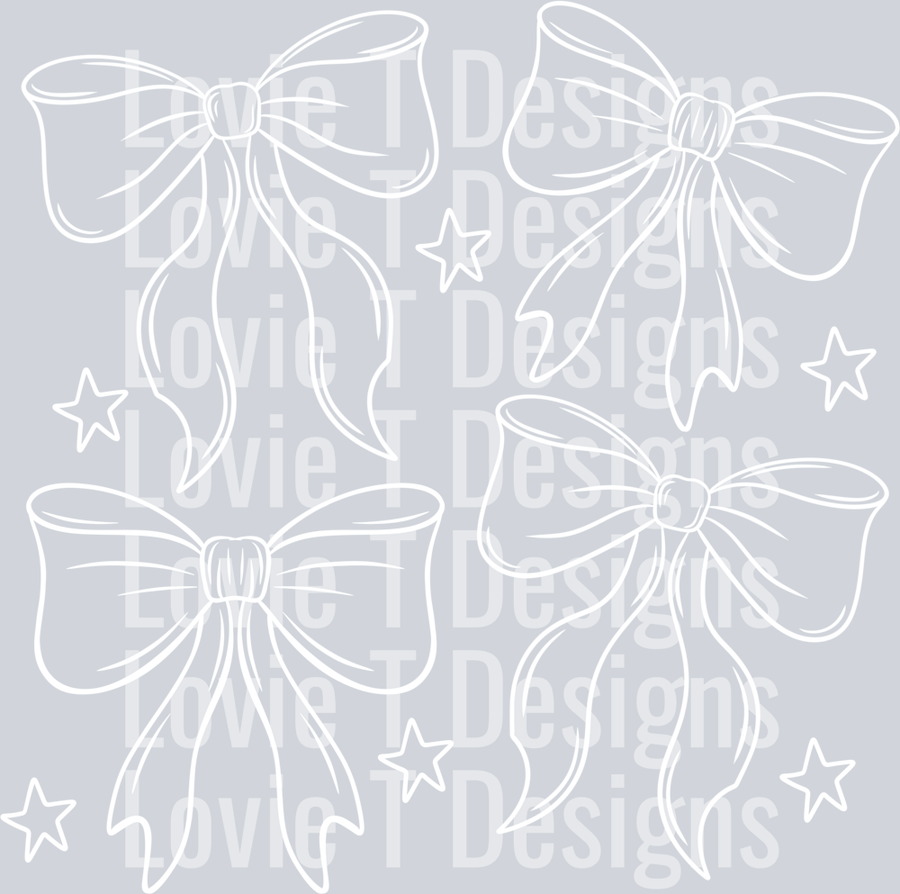 WHITE BOWS