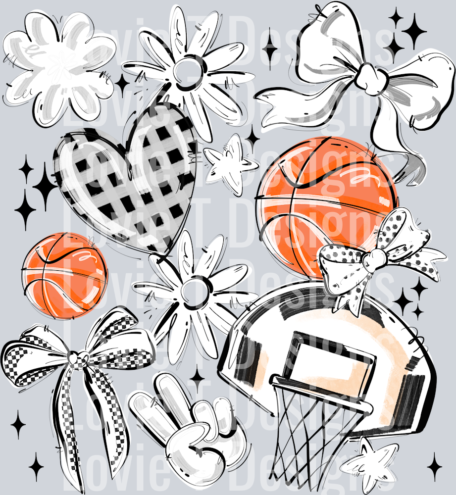 WHITE PLAY BALL BASKETBALL COLLAGE