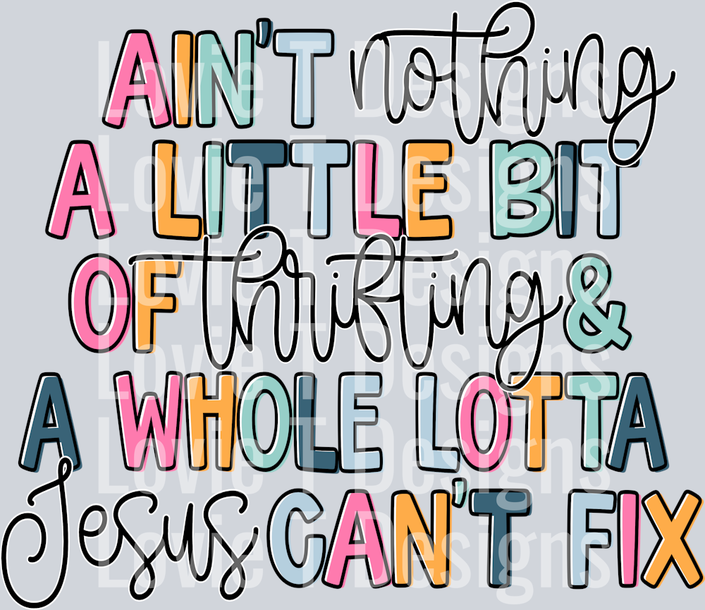 Whole Lotta Jesus Thrifting