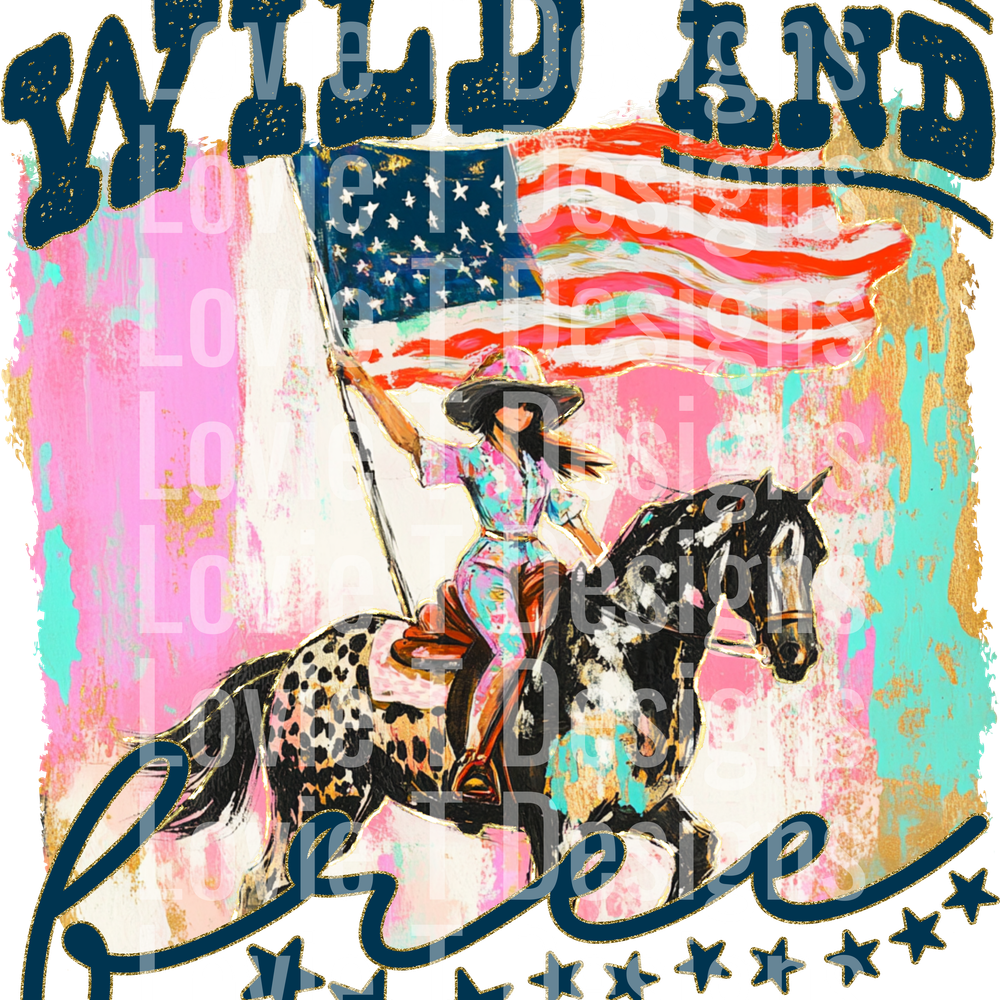 WILD AND FREE COWGIRL