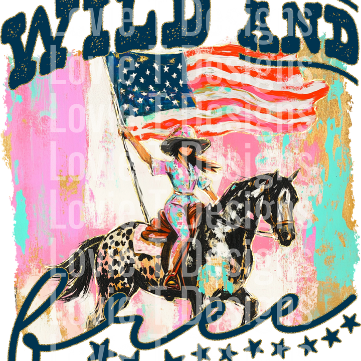 WILD AND FREE COWGIRL