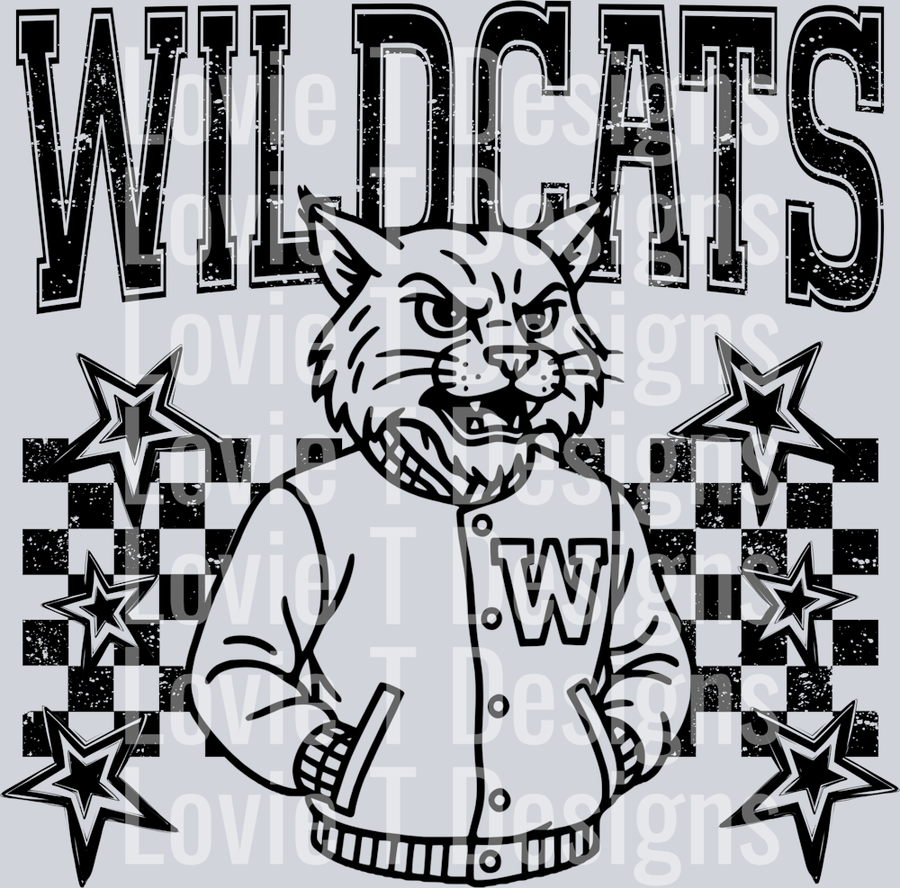 Wildcats_Checkered_And_Stars