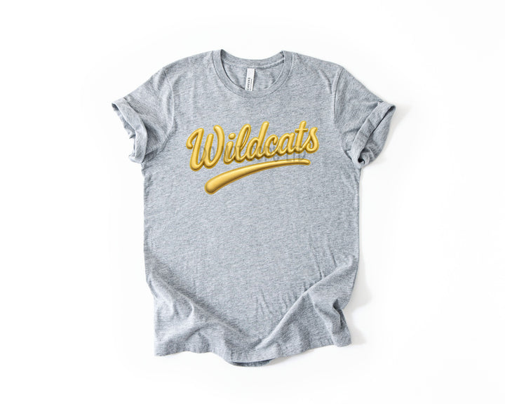 WILDCATS FAUX PUFF GOLD