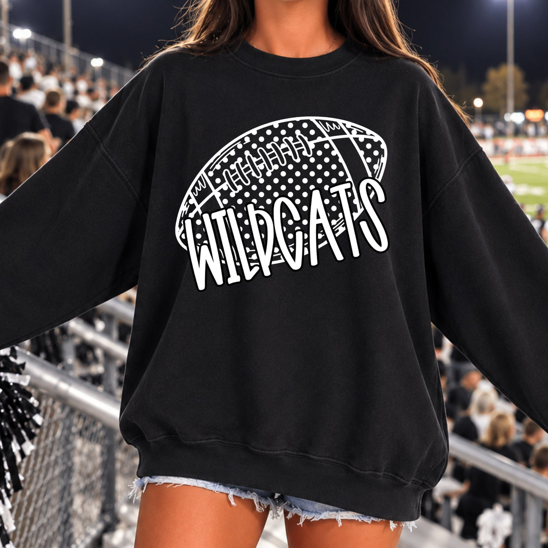 Polka Dot Football – Customizable DTF Transfer