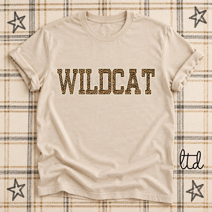Wildcat Dark Leopard Mascots DTF transfer mockup