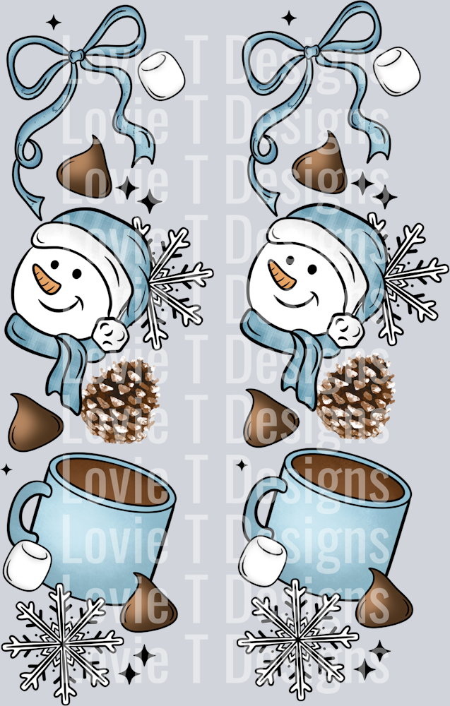 Winter collage sleeve