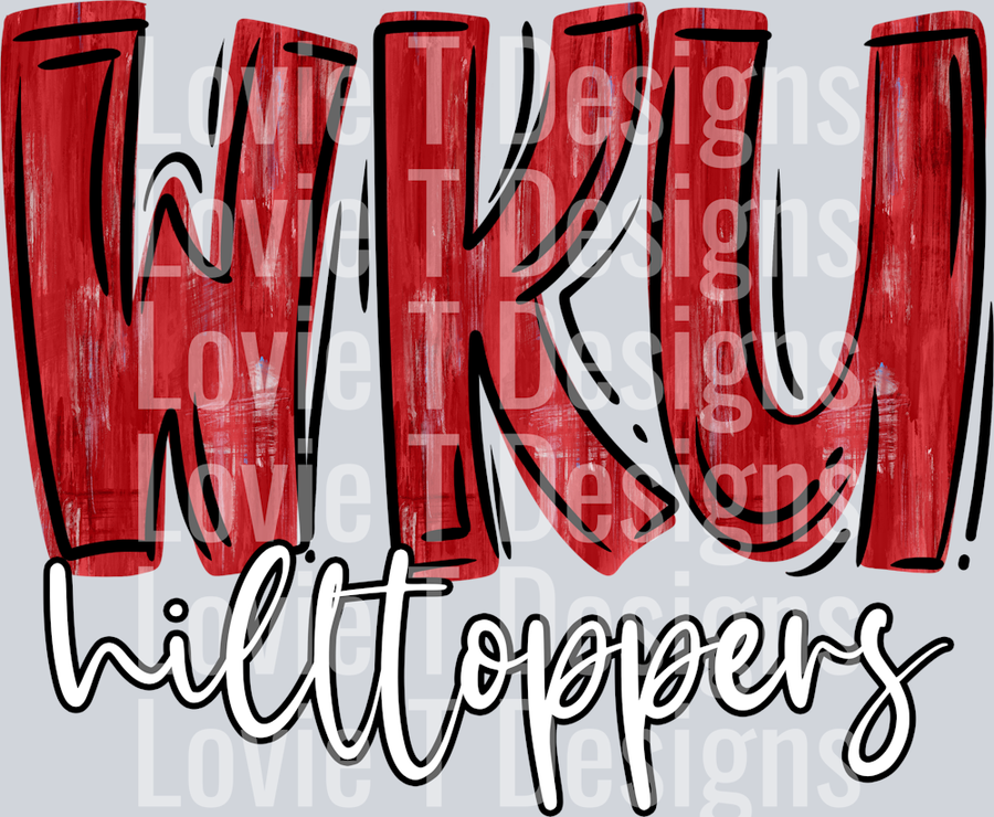 WKU Hilltopers Red and Black
