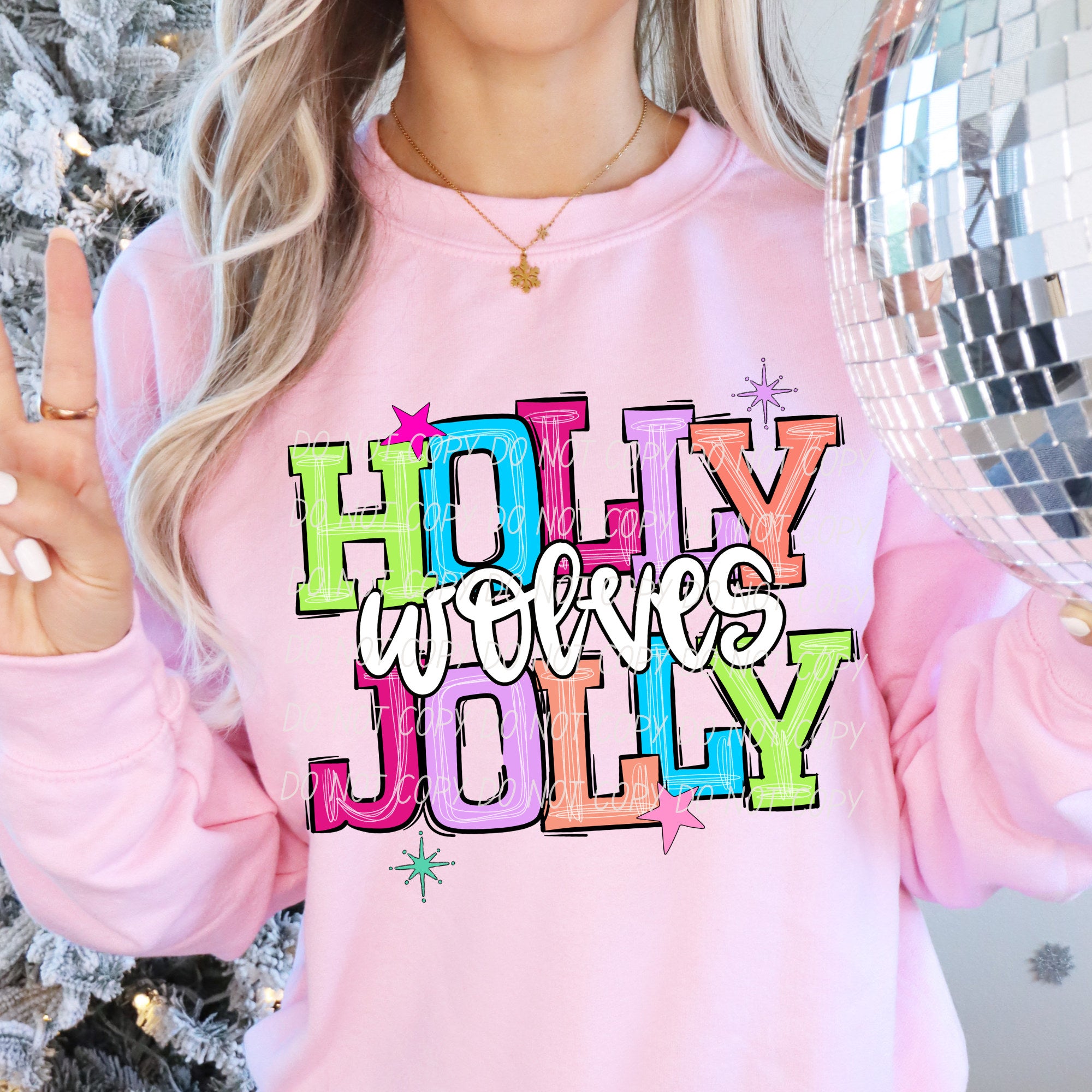 Jolly and Bright Mascots WOLVES design