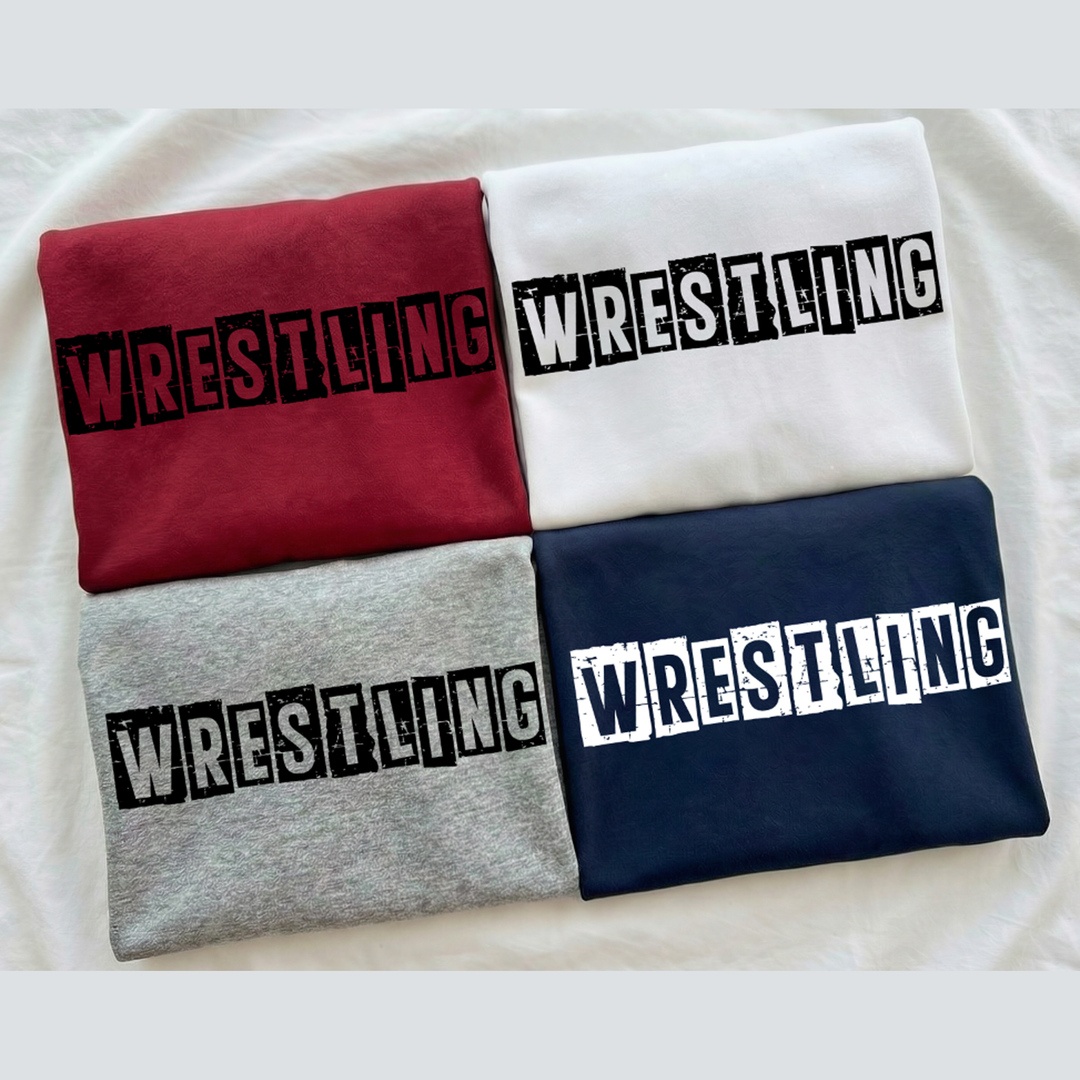 Wrestling Block White – DTF Transfer