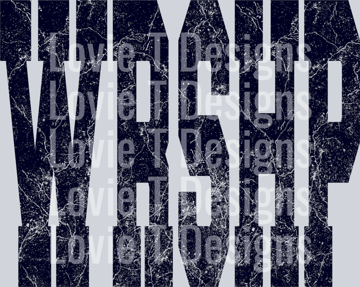 WRSHP DISTRESSED NAVY