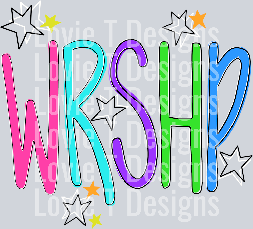 WRSHP LETTERING