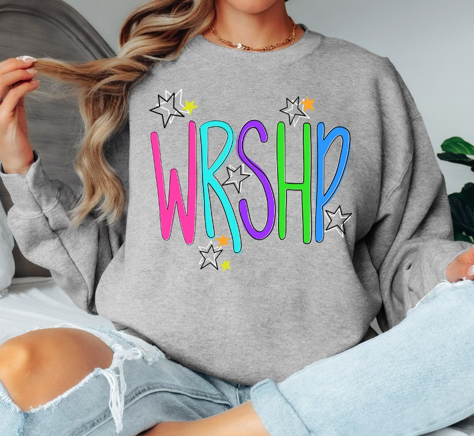 WRSHP Lettering DTF transfer design