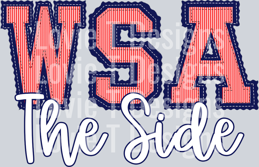 WSA THE SIDE NAVY BASE RED TOP
