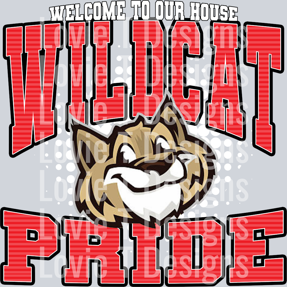 WTOH Mascot WILDCAT PRIDE RED DEB CUSTOM