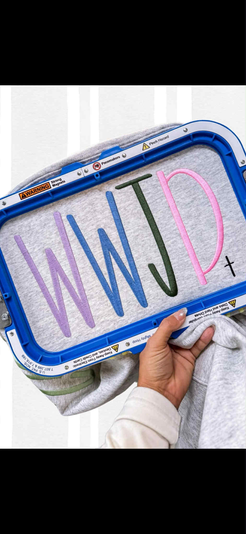 WWJD Embroidery Crewneck