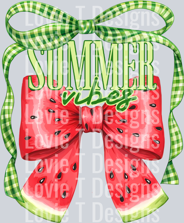 Watermelon summer bow