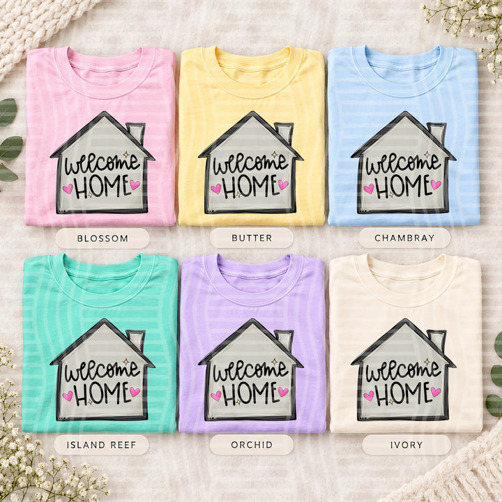 Welcome Home Grey Career Day Small Biz DTF transfer