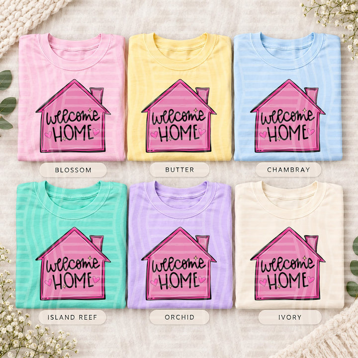 Welcome Home Pink Career Day Small Biz DTF transfer