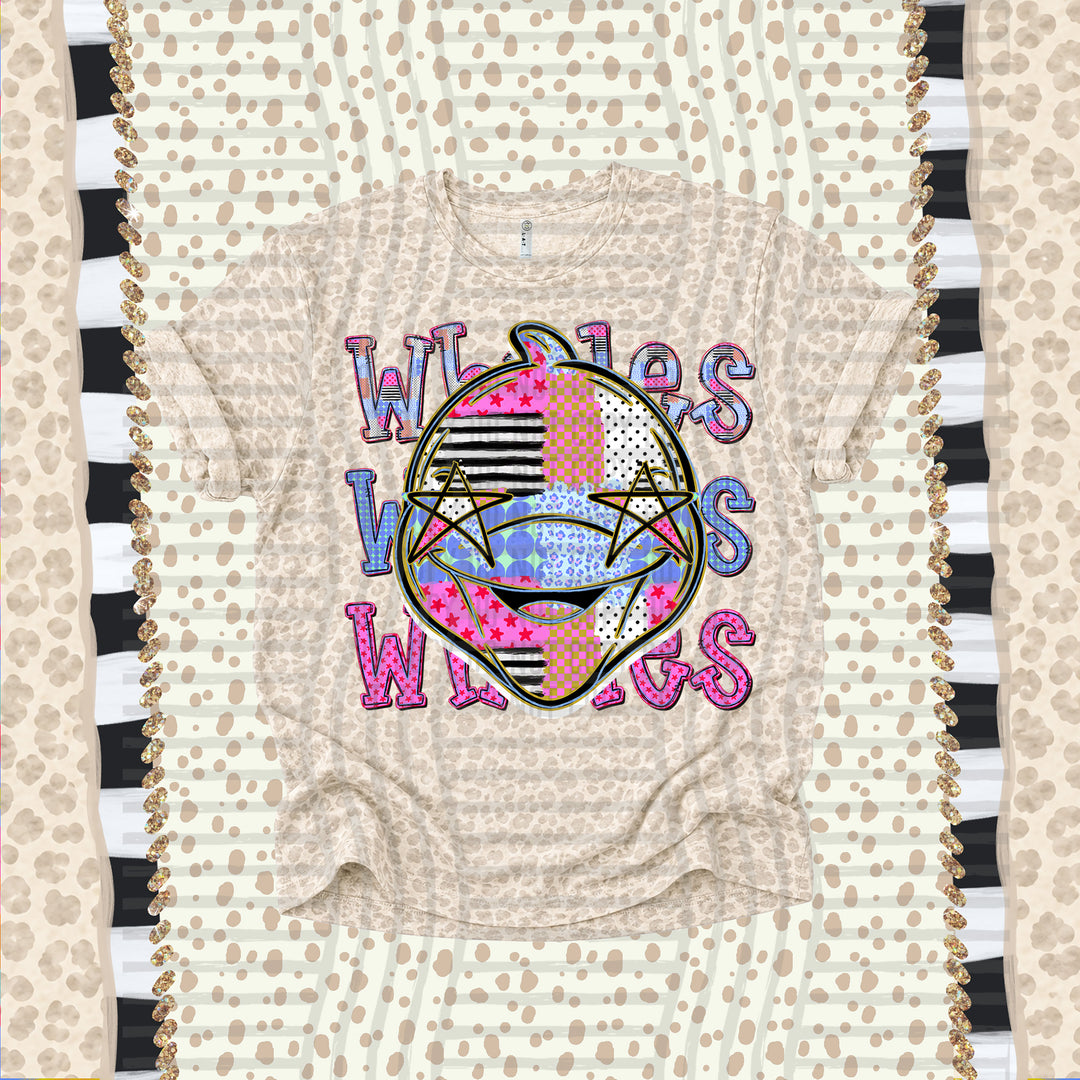 Whales Dolly Doodle mascot DTF transfer