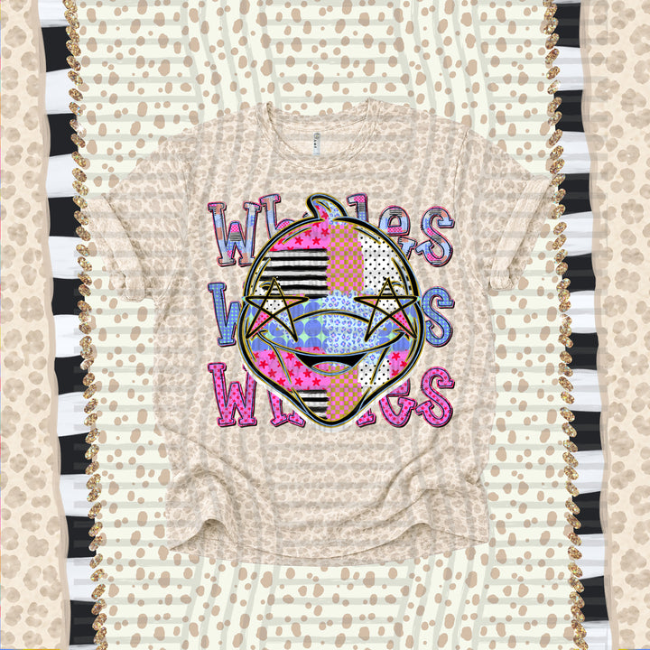 Whales Dolly Doodle mascot DTF transfer